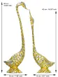 Golden Kissing Swan Couple Handcrafted Decorative showpiece