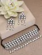 Women Mirror Work Silver Oxidized Jewellery Set