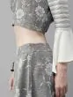 Grey Ready To Wear Lehenga With Blouse
