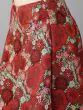  Red & Green Woven Design Ready To Wear Lehenga & Blouse With Dupatta