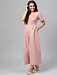 Dusty Pink Solid Basic Jumpsuit