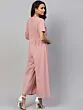 Dusty Pink Solid Basic Jumpsuit