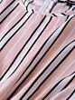 Women Pink & White Striped Basic Jumpsuit
