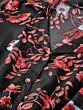 Women Black & Pink Printed Basic Jumpsuit