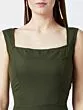 Women Green Solid Basic Jumpsuit