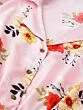 Women Pink & Red Printed Basic Jumpsuit