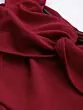 Women Maroon Solid Basic Jumpsuit