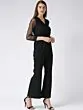 Women Black Solid Basic Jumpsuit