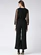 Women Black Solid Basic Jumpsuit