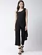 Women Black Solid Basic Jumpsuit