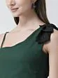 Women Green Solid Basic Jumpsuit