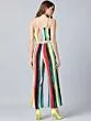 Women Multicoloured Striped Basic Jumpsuit
