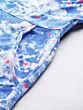 Women Blue & White Printed Basic Jumpsuit