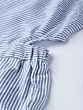 Women Blue & White Striped Culotte Jumpsuit