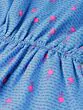 Women Blue & Pink Printed Basic Jumpsuit