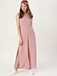 Pink Solid Basic Jumpsuit