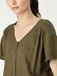 Women Olive Green Solid Basic Jumpsuit