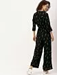 Women Black & Green Printed Jumpsuit