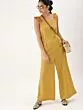 Mustard Solid Basic Jumpsuit