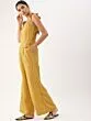 Mustard Solid Basic Jumpsuit