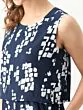 Blue Printed Basic Jumpsuit