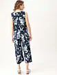 Blue Printed Basic Jumpsuit