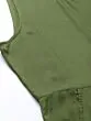 Women Olive Green Solid Basic Jumpsuit