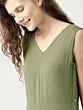 Green Solid Basic Jumpsuit