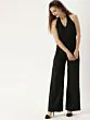 Black Solid Basic Jumpsuit