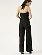 Black Solid Basic Jumpsuit
