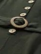 Women Olive Green Solid Basic Jumpsuit