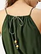Olive Green Solid Basic Jumpsuit