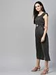 Women Dusty Pink Solid Layered Basic Jumpsuit