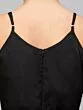 Women Black Solid Culotte Jumpsuit