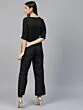 Black Solid Basic Jumpsuit