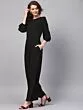 Black Solid Basic Jumpsuit