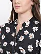 Women Black & White Printed Cold-Shoulder Basic Jumpsuit