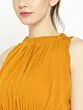 Women Mustard Yellow Solid Basic Jumpsuit