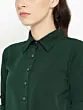 Women Green Solid Basic Jumpsuit