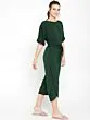 Women Green Solid Culotte Jumpsuit