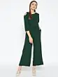 Women Green Solid Basic Jumpsuit