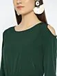 Women Green Solid Basic Jumpsuit