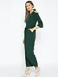 Women Green Solid Basic Jumpsuit