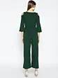 Women Green Solid Basic Jumpsuit