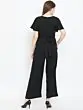 Women Black Solid Basic Jumpsuit