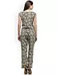 Black & Beige Printed Jumpsuit