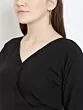 Women Black Solid Culotte Jumpsuit