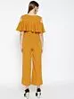 Women Mustard Yellow Solid Basic Jumpsuit