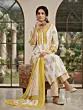 White Printed Anarkali Kurta Set With Dupatta for Women