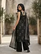 Black Printed Straight Kurta Set With Dupatta for Women